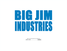Tablet Screenshot of bigjimindustries.com